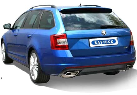 SKODA OCTAVIA RS - DUPLEX SPORT AUSPUFF ANLAGE AB KAT. – Bild 2