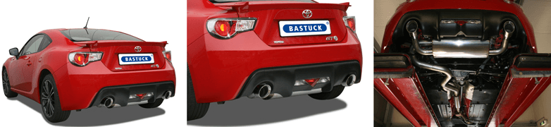 TOYOTA GT86 - DUPLEX SPORTAUSPUFF ANLAGE AB KAT. – Bild 3