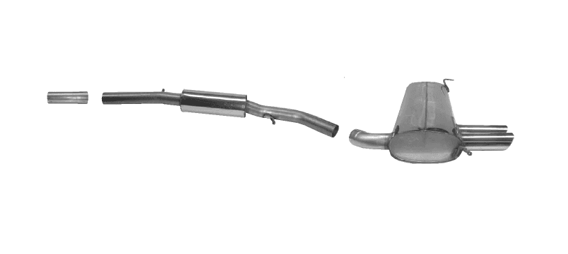 VW BORA 4MOTION - BASTUCK Ø 70MM AUSPUFF ANLAGE AB KATALYSATOR