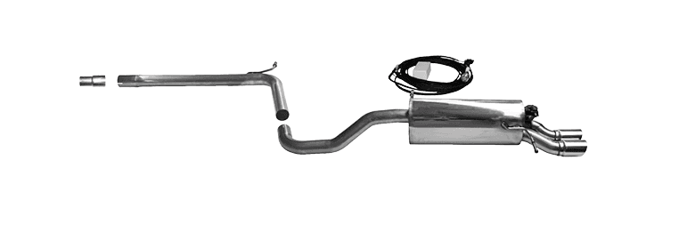 VW POLO - BASTUCK SPORTAUSPUFF ANLAGE (KLAPPE/GPS)