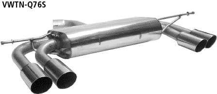 VW TOURAN - BASTUCK DUPLEX SPORTAUSPUFF AB KATALYSATOR – Bild 2