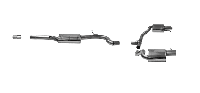 VW ARTEON - DUPLEX SPORTAUSPUFF ANLAGE AB KATALYSATOR