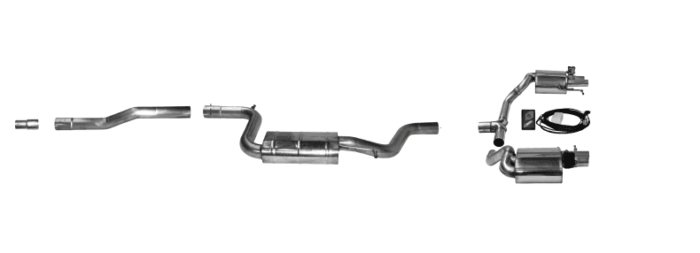 VW PASSAT - DUPLEX SPORTAUSPUFF ANLAGE AB KATALYSATOR (GPS)