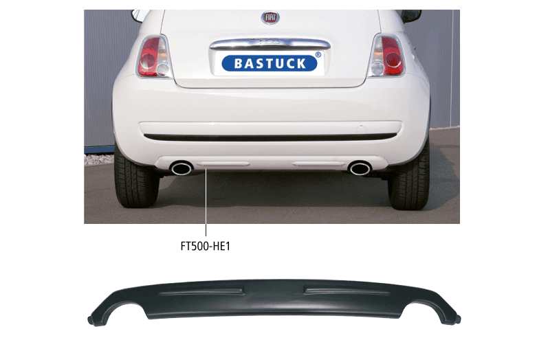 FIAT 500 - BASTUCK DUPLEX SPORTAUSPUFF ANLAGE AB KAT – Bild 4