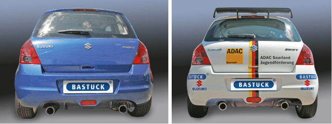SUZUKI SWIFT (MZ/EZ) - BASTUCK DUPLEX SPORTAUSPUFF ANLAGE AB KAT – Bild 5