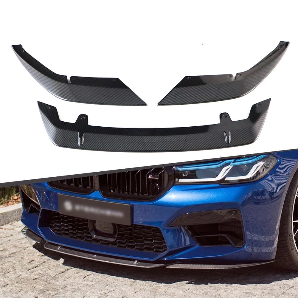 BMW M5 LCI F90 - CARBONSS FRONTAUFSATZ SPOILER CARBON (3-TEILIG)