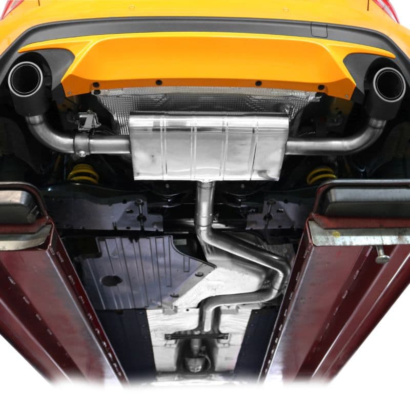 FORD FOCUS ST - Ø 70MM DUPLEX SPORT AUSPUFF ANLAGE AB OPF – Bild 4