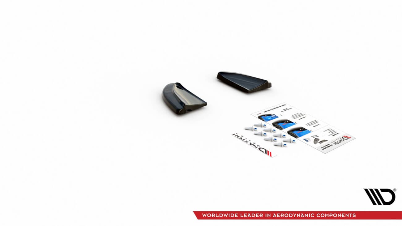 FIAT 500 ABARTH 2016+ - MAXTON DESIGN HECK ANSATZ SIDE FLAPS – Bild 4