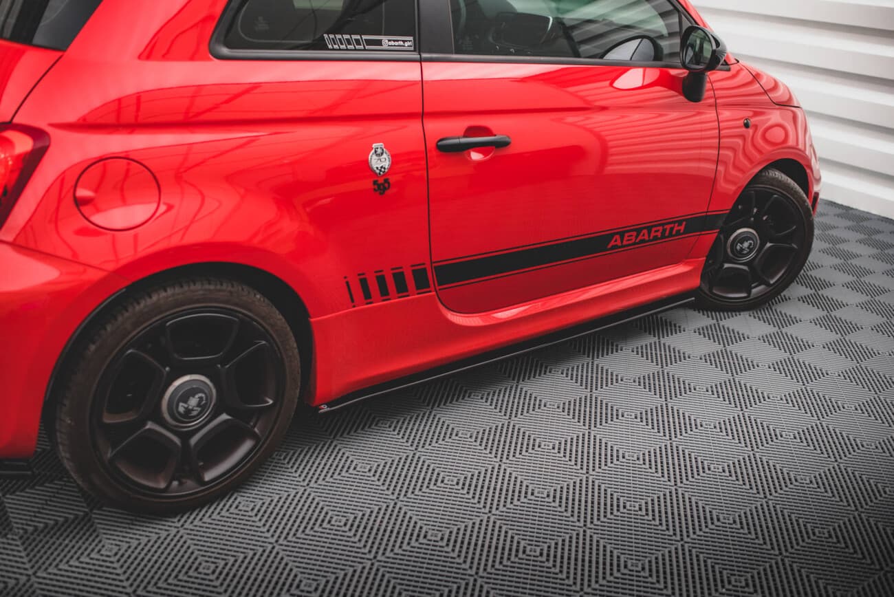 FIAT 500 ABARTH 2016+ - MAXTON DESIGN SEITENSCHWELLER ANSATZ CUP LEISTEN – Bild 2