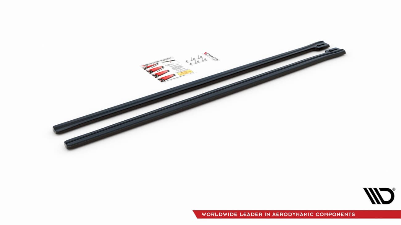 FIAT 500 ABARTH 2016+ - MAXTON DESIGN SEITENSCHWELLER ANSATZ CUP LEISTEN – Bild 3