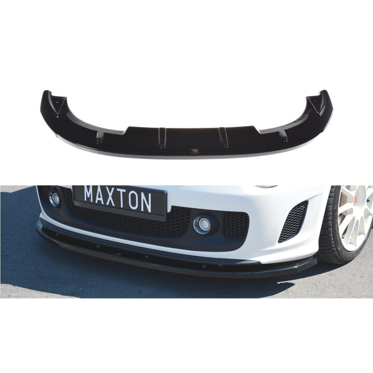 FIAT 500 ABARTH - MAXTON DESIGN FRONTSPOILER | CUPSPOILERLIPPE (DTC)