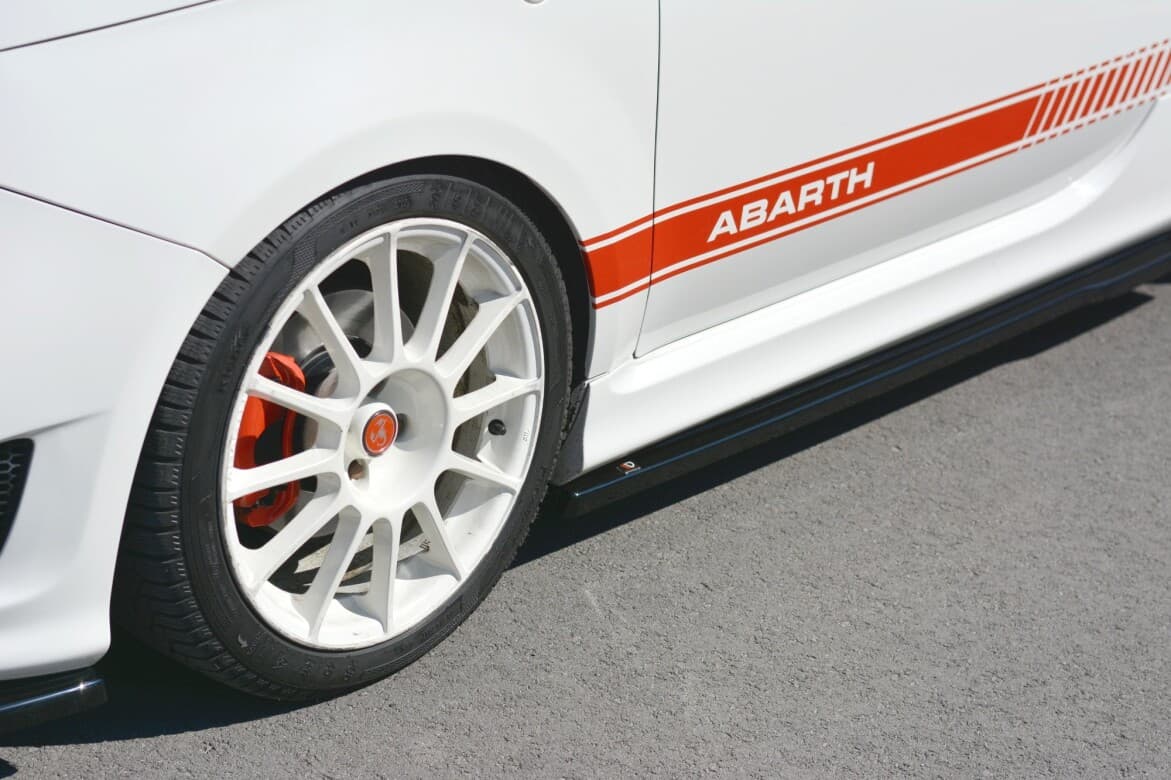 FIAT 500 ABARTH - MAXTON DESIGN SEITENSCHWELLER ANSATZ CUP LEISTEN – Bild 2