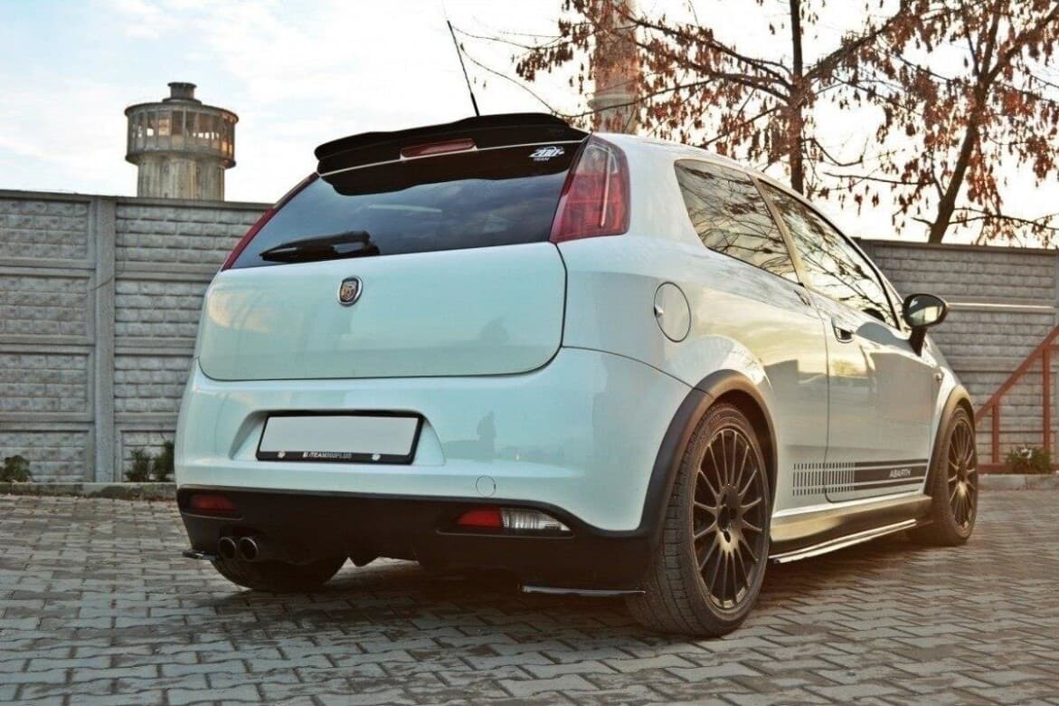 FIAT GRANDE PUNTO ABARTH - MAXTON DESIGN DACHSPOILER LIPPE ABRISSKANTE ANSATZ – Bild 3