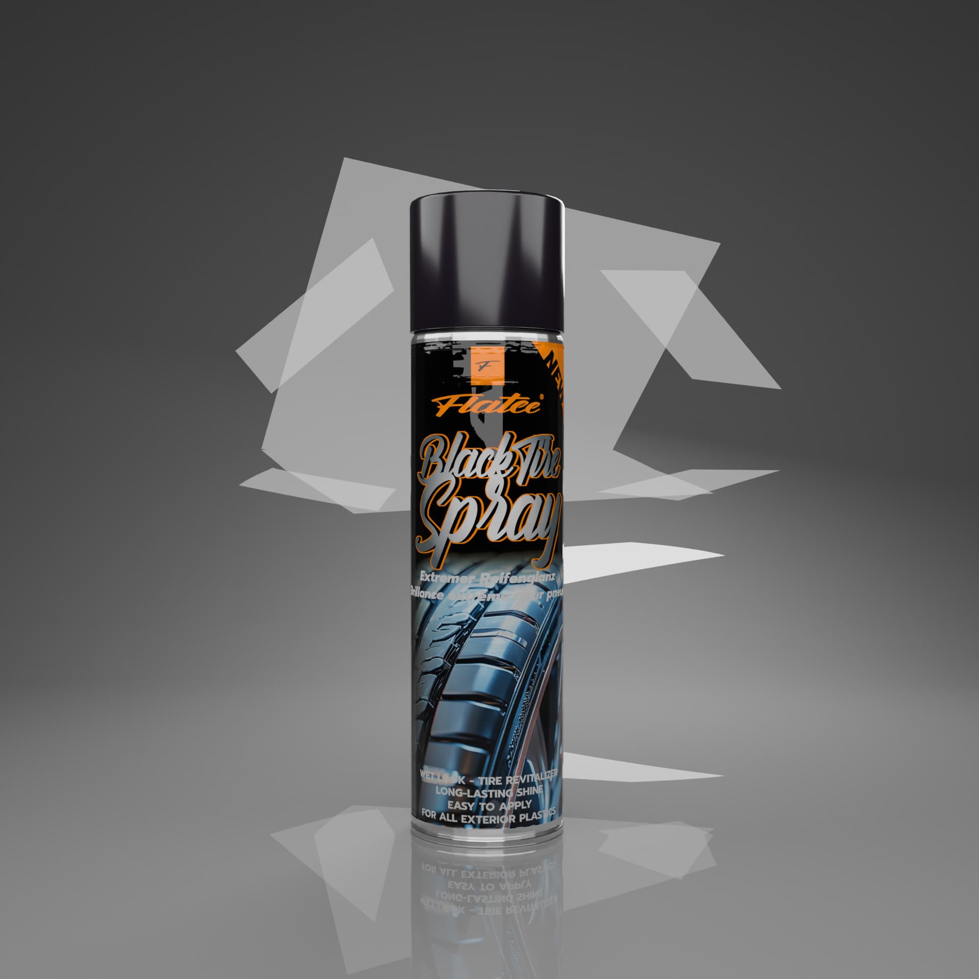 Flatee BlackTire Spray Reifenschwärzer 500ml 18001