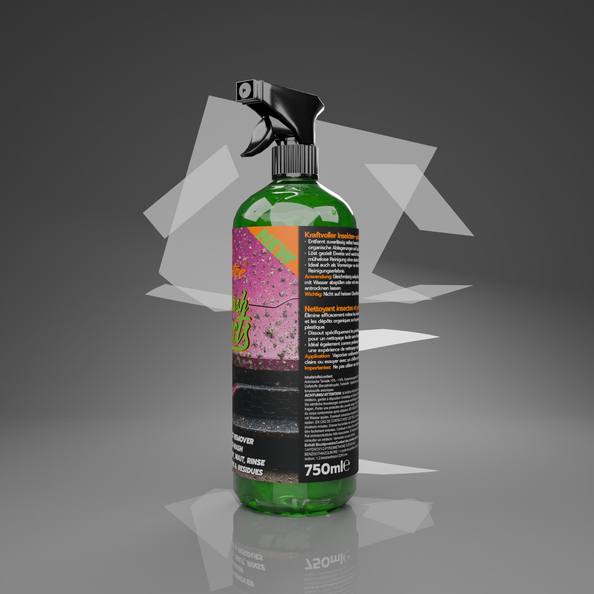 Flatee PreWash Insects (750ml) - Kraftvoller Insekten- und Vorreiniger 18006 – Bild 2