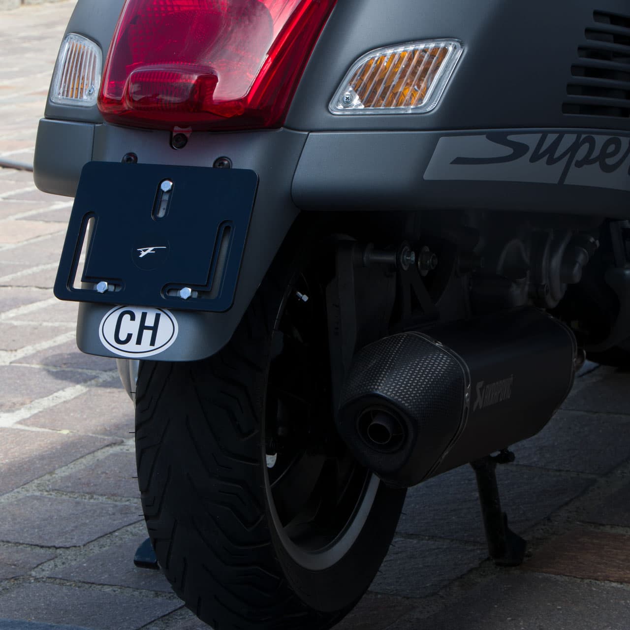 Flatee Motorrad Montage Platte Aluminium