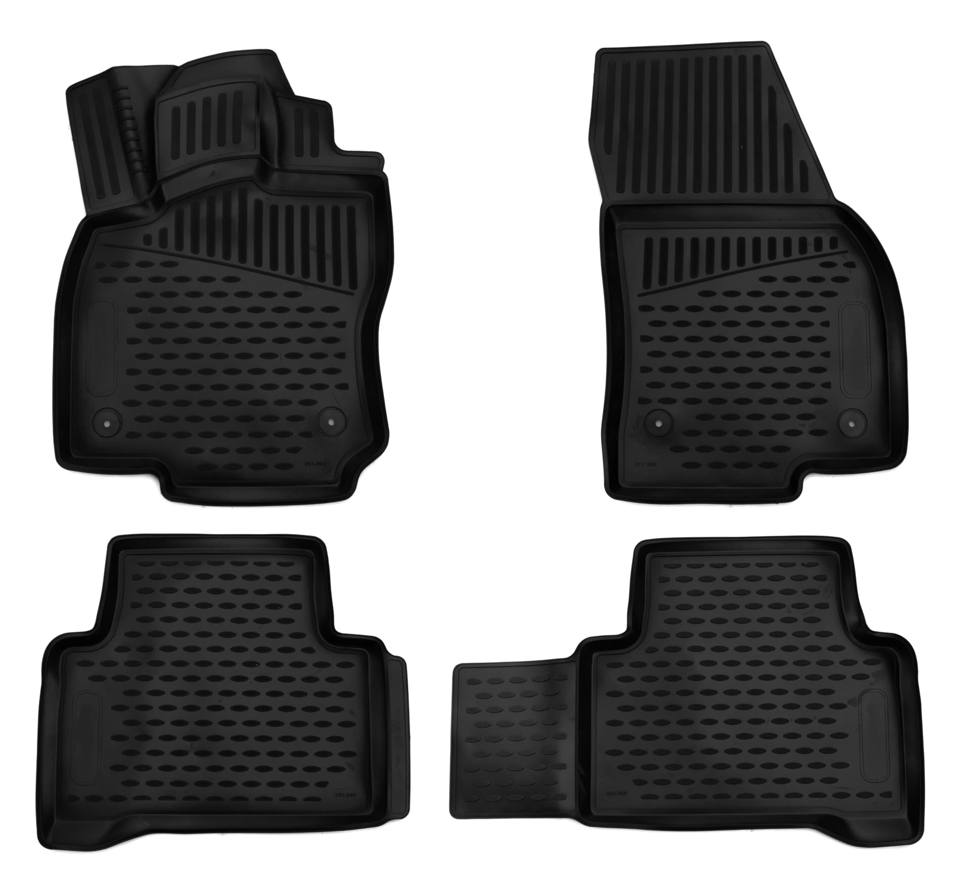 VW TOURAN - TPE GUMMI FUSSMATTEN