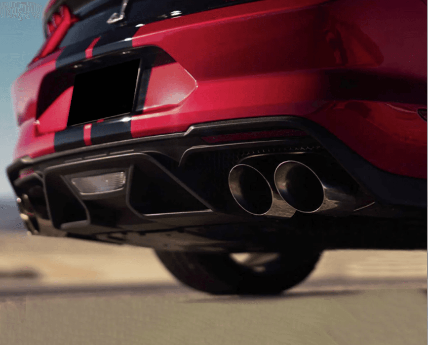 FORD MUSTANG 6 2017+ - PERFORMANCE GT500 OPTIK HECK DIFFUSOR OO-OO – Bild 3