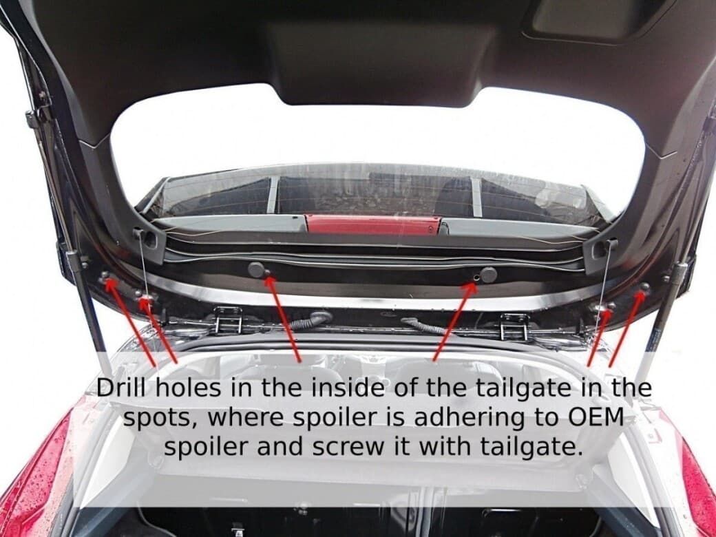 FORD FIESTA - MAXTON DESIGN DACHSPOILER FOCUS RS OPTIK – Bild 3