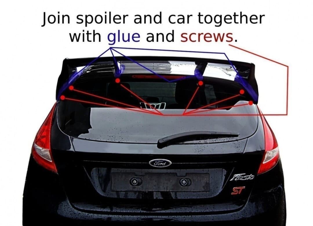 FORD FIESTA - MAXTON DESIGN DACHSPOILER FOCUS RS OPTIK – Bild 5
