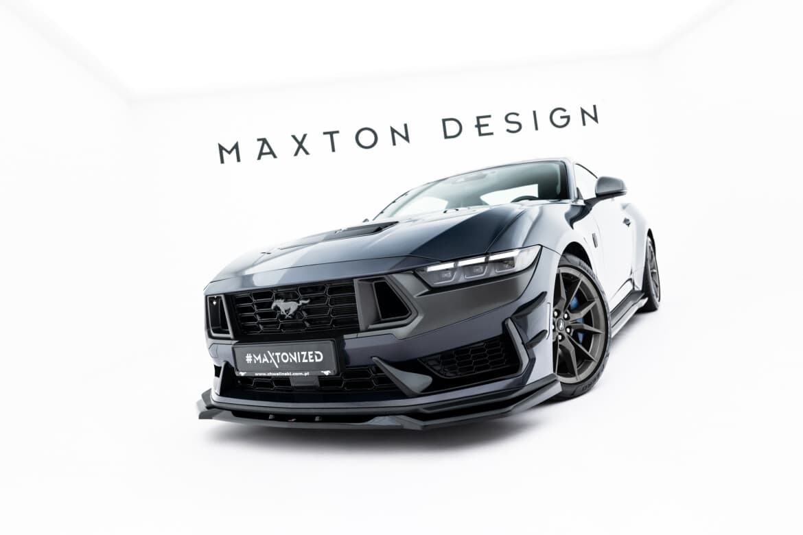 FORD MUSTANG 7 DARK HORSE - MAXTON DESIGN FRONTSPOILER | FRONTLIPPE V.2 – Bild 4