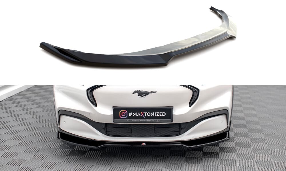 FORD MUSTANG MACH-E - MAXTON DESIGN FRONTSPOILER | FRONTLIPPE V.2 – Maxton Design