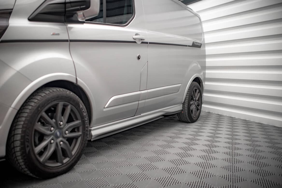 FORD TRANSIT CUSTOM 2017->2023 - MAXTON DESIGN SEITENSCHWELLER ANSATZ CUP LEISTEN – Bild 2
