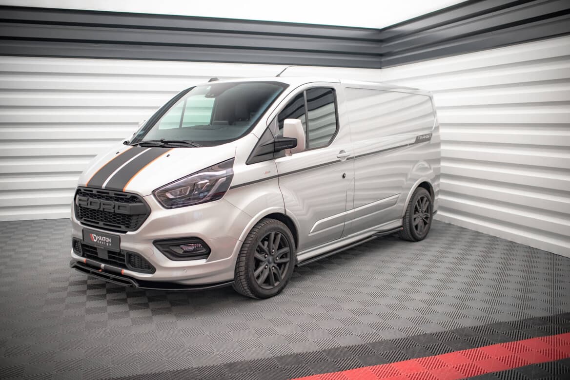 FORD TRANSIT CUSTOM 2017->2023 - MAXTON DESIGN SEITENSCHWELLER ANSATZ CUP LEISTEN – Bild 3