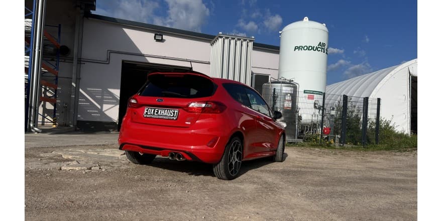 FORD FIESTA ST - FOX SPORTAUSPUFF ANLAGE AB OPF – Bild 2