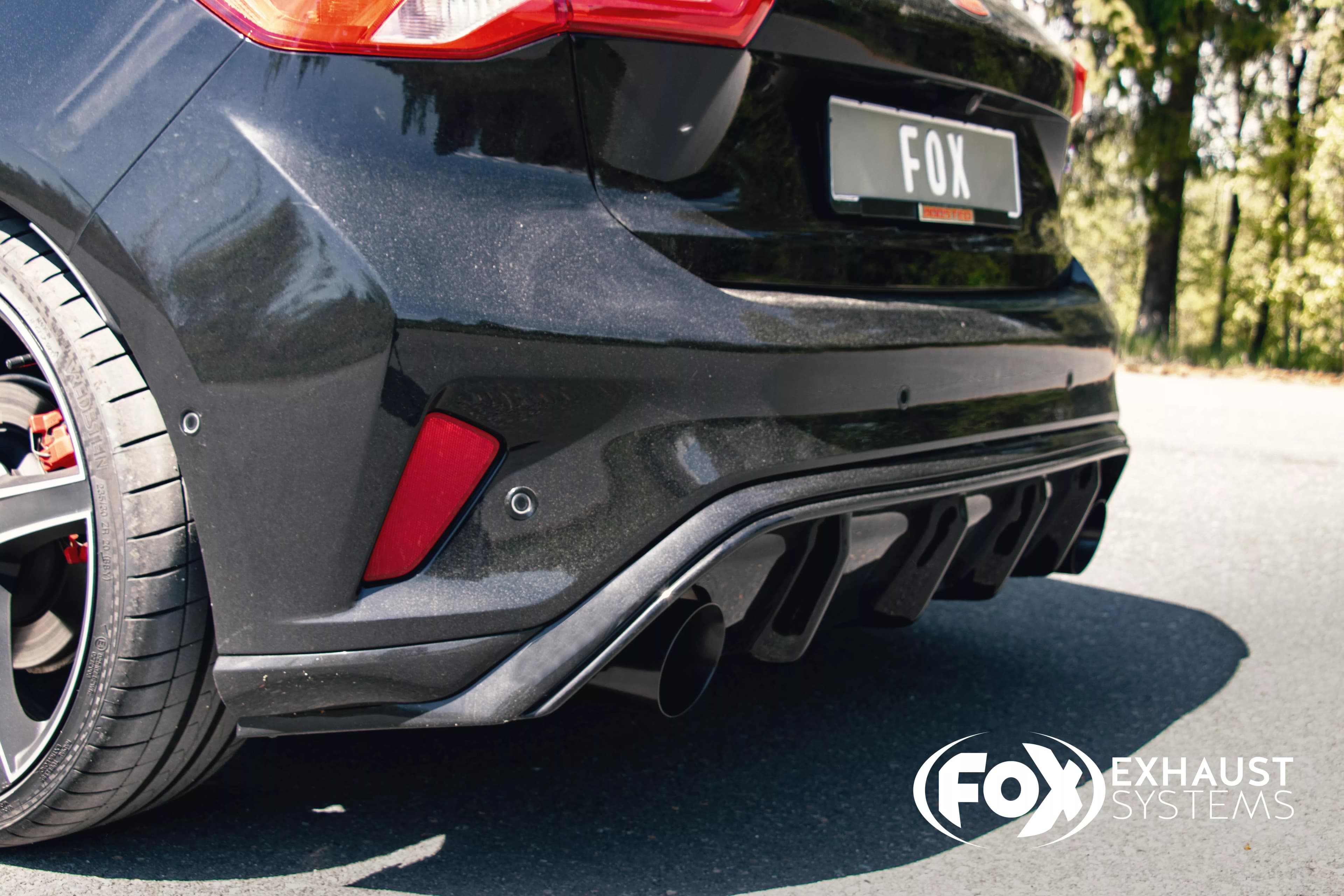 FORD FOCUS ST - FOX DUPLEX SPORT AUSPUFF ANLAGE AB OPF – Bild 2