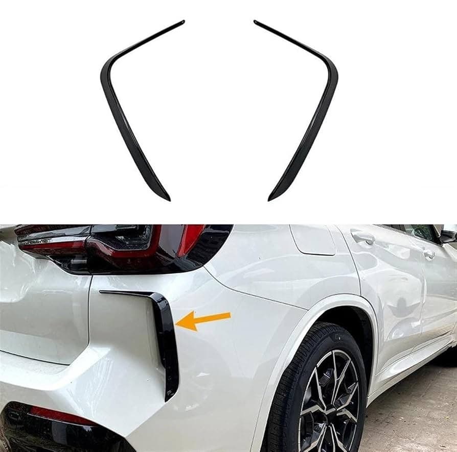 BMW X3 LCI - HECK FLAPS SPLITTER CANARDS V.1