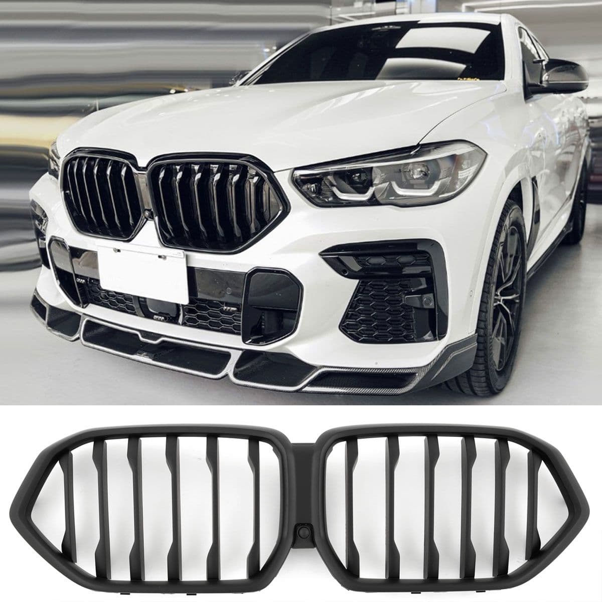 BMW X6 - SPORTGRILL SCHWARZ MATT PERFORMANCE OPTIK V.3