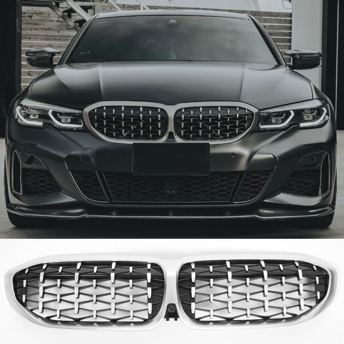 BMW G20 - SPORTGRILL CHROM DIAMANT OPTIK V.3