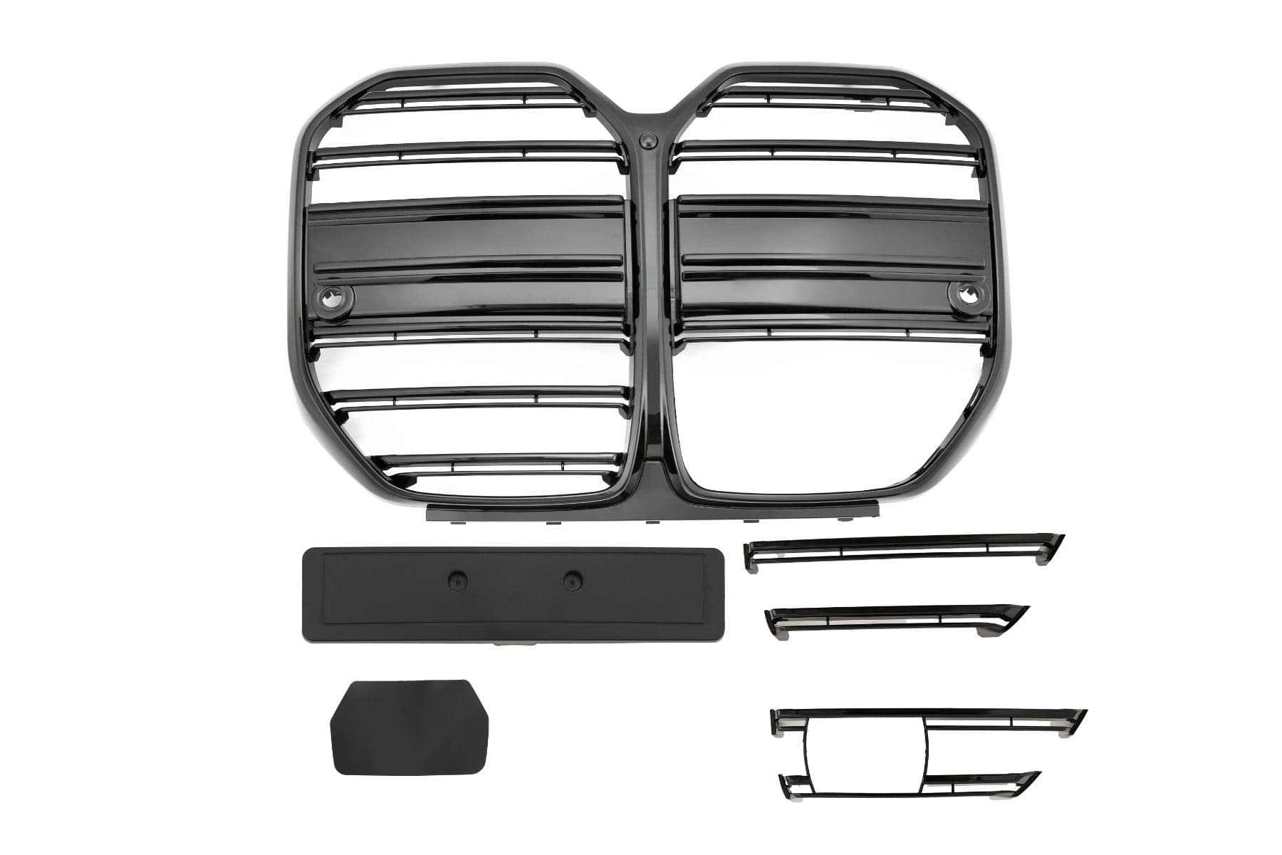 BMW G26 GRAN COUPE - SPORT KÜHLERGRILL SCHWARZ GLANZ V.6 – Bild 2