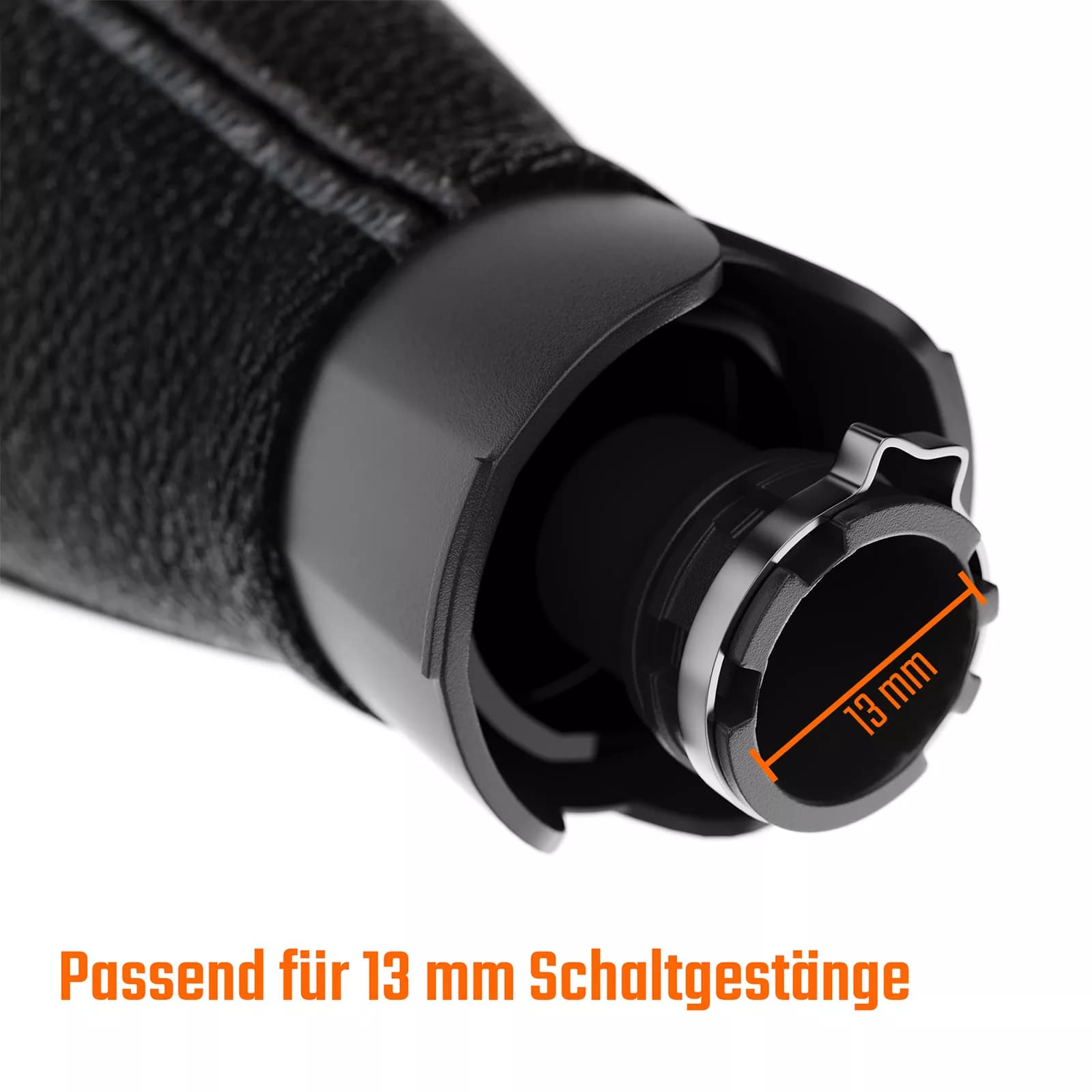 VW GOLF 2 - 5-GANG SCHALTKNAUF & ECHTLEDER SCHALTSACK (12MM) – Bild 5
