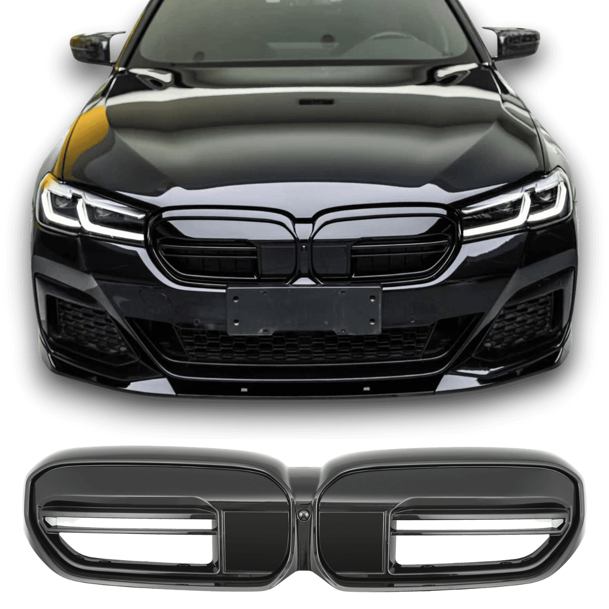 BMW G30 LCI - SPORTGRILL GLANZ M PERFORMANCE OPTIK V.2 – Bild 3