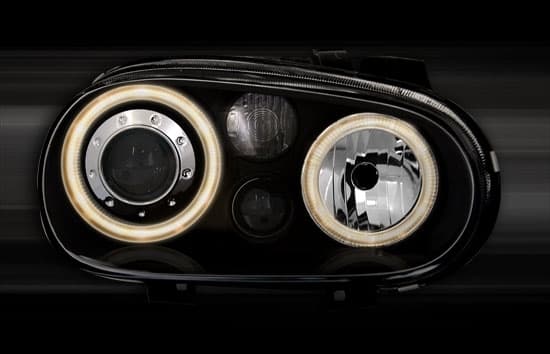 VW GOLF 4 - SCHEINWERFER ANGEL EYES – Bild 3