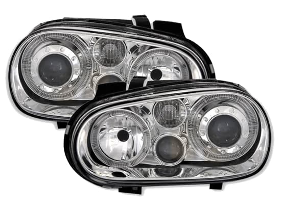 VW GOLF 4 - SCHEINWERFER ANGEL EYES