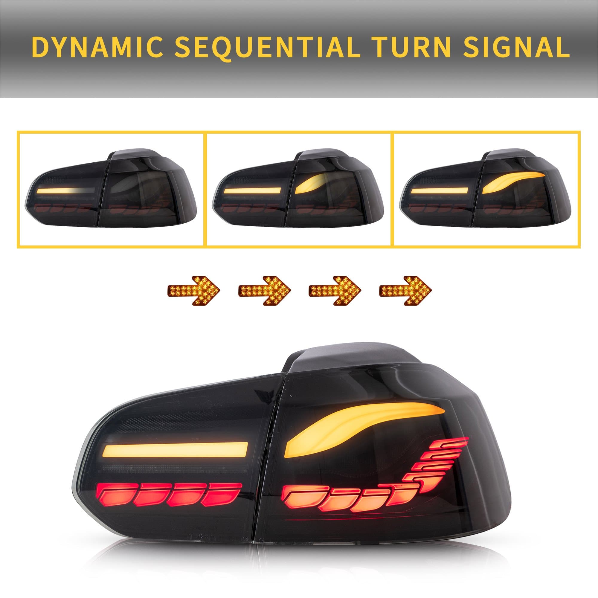VW GOLF 6 - OLED LIGHTBAR RÜCKLEUCHTEN (DYNAMIC) – Bild 5