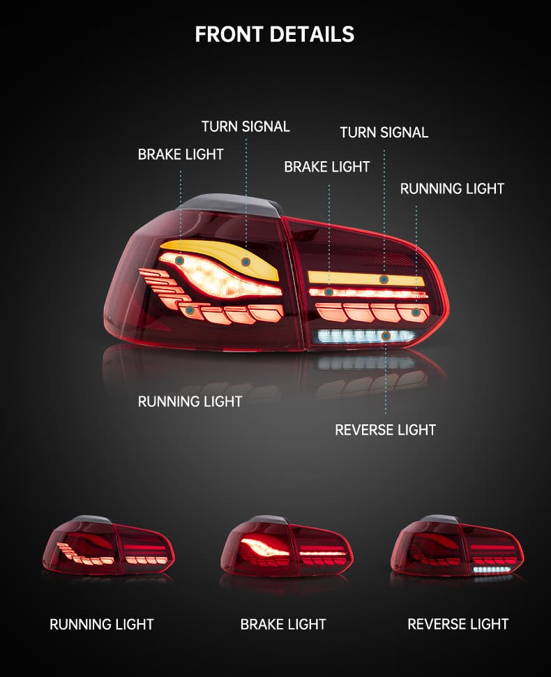 VW GOLF 6 - OLED LIGHTBAR RÜCKLEUCHTEN (DYNAMIC) – Bild 2