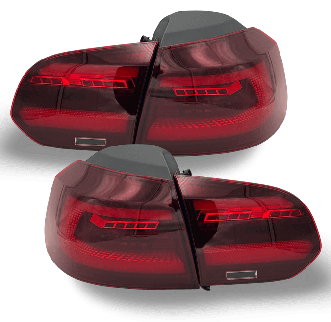 VW GOLF 6 - LED LIGHT BAR RÜCKLEUCHTEN GOLF 8 OPTIK – Bild 2