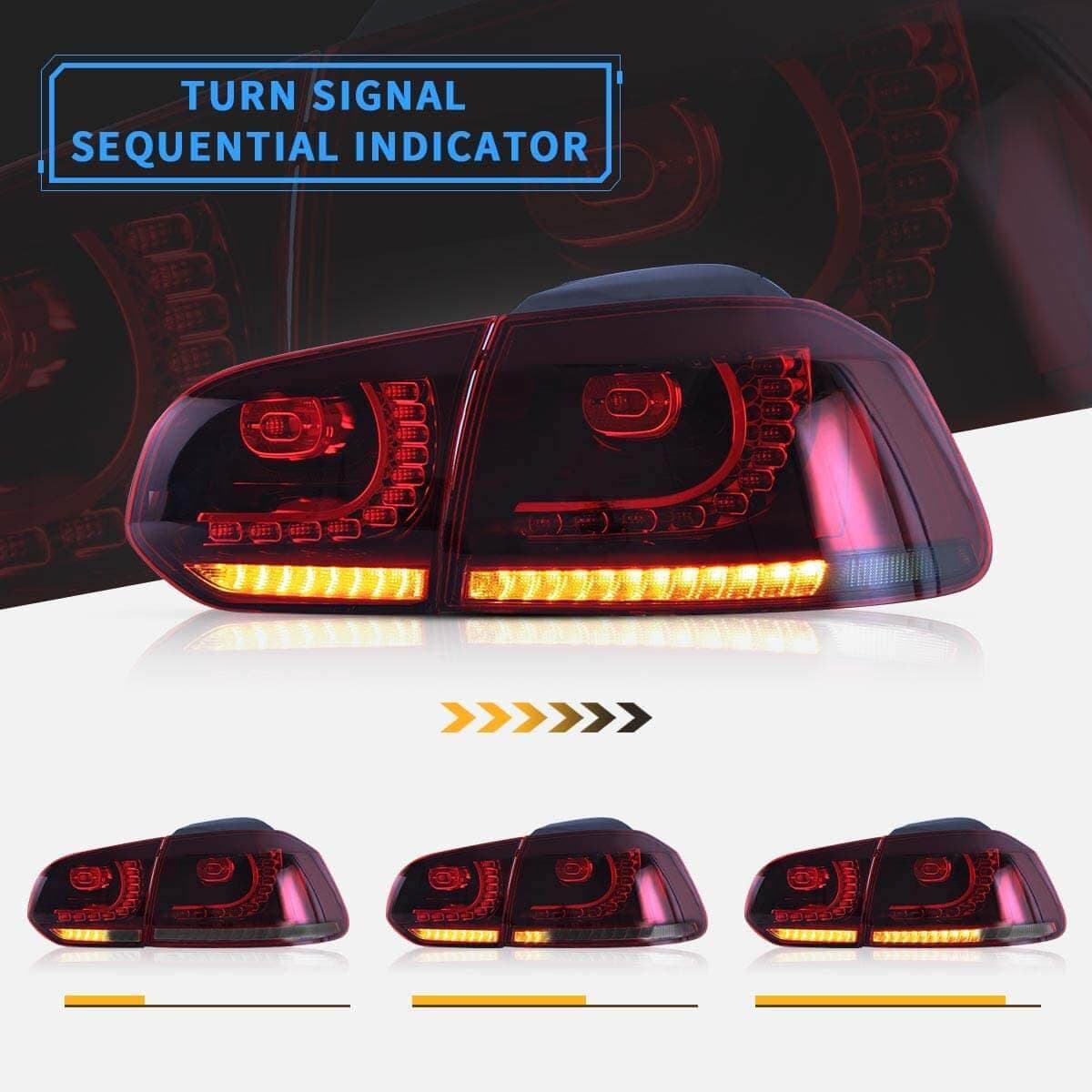 VW GOLF 6 - LED RÜCKLEUCHTEN (DYNAMIC) – Bild 2