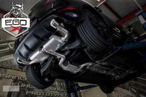 VW GOLF 6 GTI - EGO-X DUPLEX SPORT AUSPUFF ANLAGE AB KAT – Bild 3