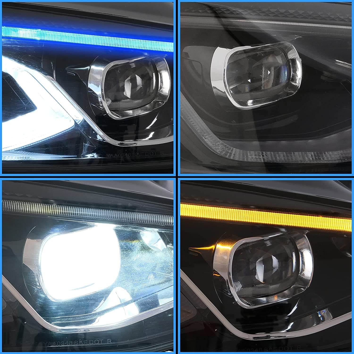 VW GOLF 7 - VLAND FULL LED SCHEINWERFER MK8 OPTIK – Bild 4