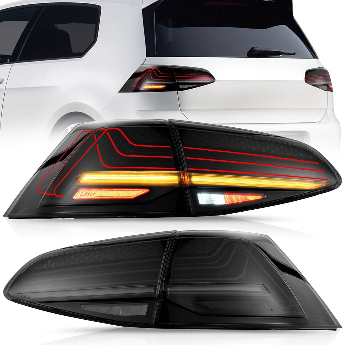 VW GOLF 7 - LED LASER RÜCKLEUCHTEN (DYNAMIC)
