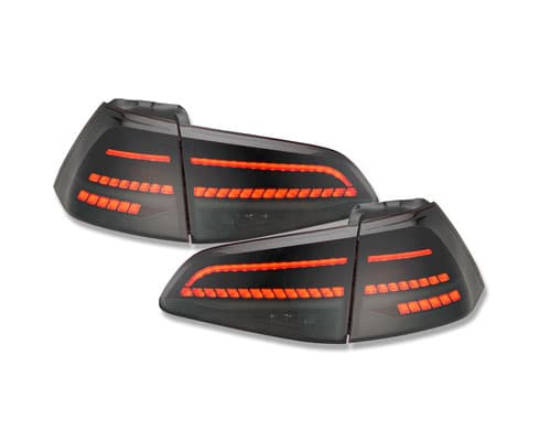 VW GOLF 7 R - LED LIGHTBAR RÜCKLEUCHTEN FACELIFT OPTIK (DYNAMIC)