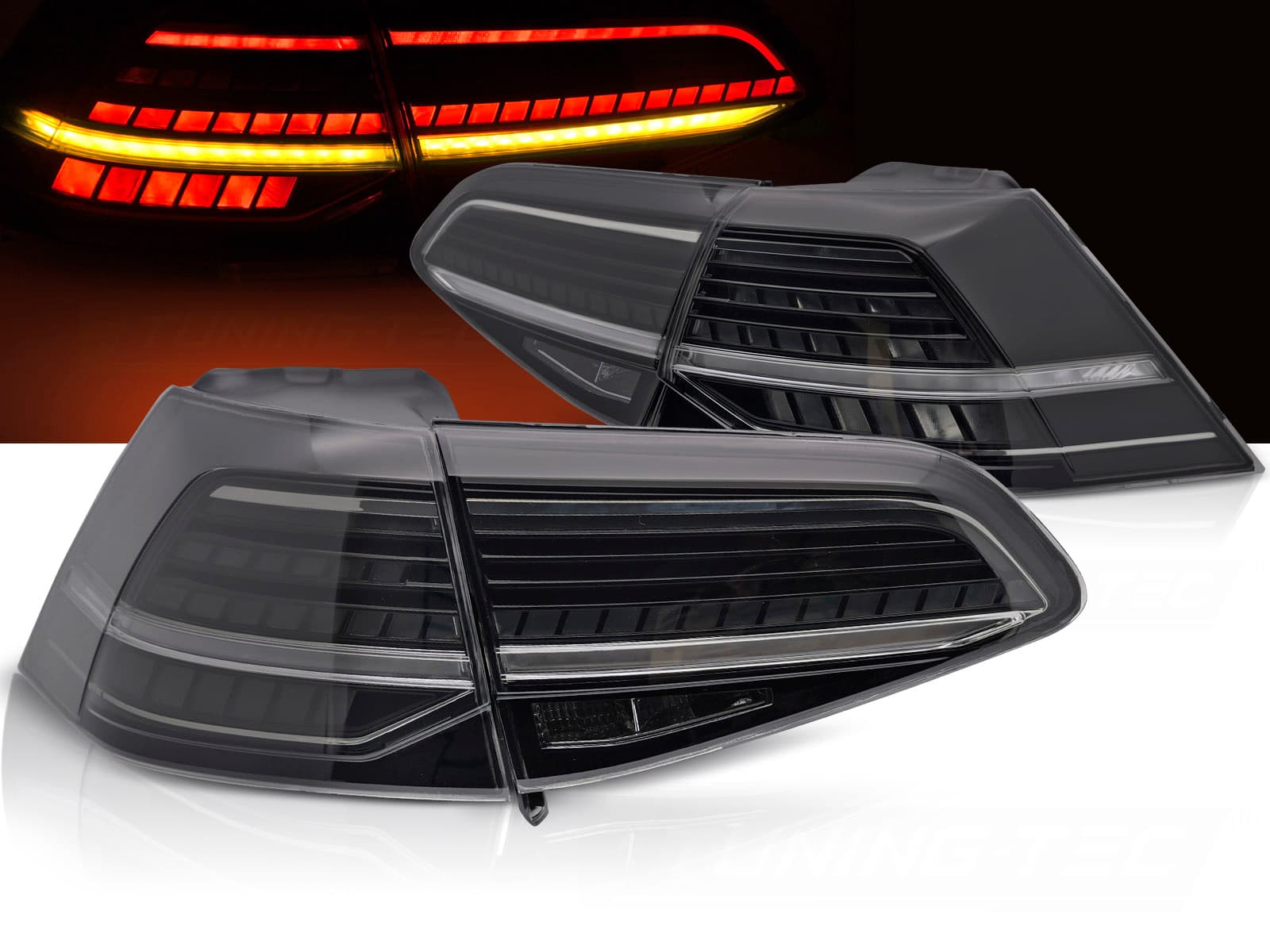 VW GOLF 7 GTI - LED LIGHTBAR RÜCKLEUCHTEN FACELIFT OPTIK (DYNAMIC) – Bild 5