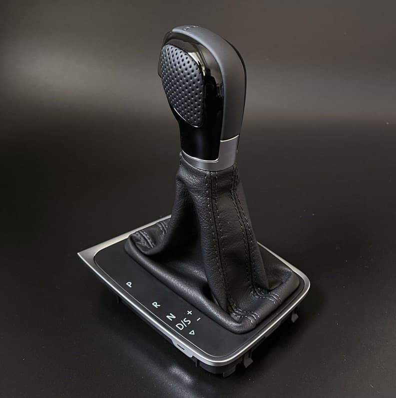 VW GOLF 7 7.5 GTI R R-LINE - DSG SCHALTHEBEL MIT LEDERSCHALTSACK & RAHMEN V.1 – Bild 4