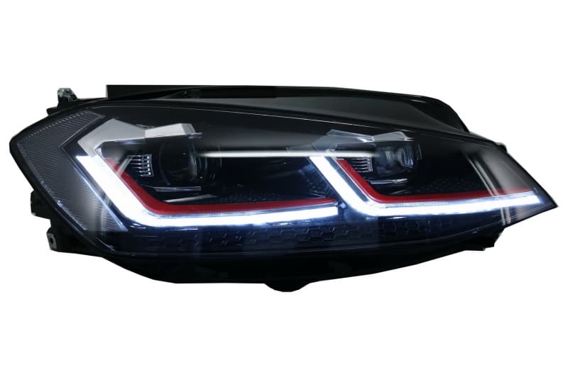 VW GOLF 7.5 - TAGFAHRLICHT SCHEINWERFER DYNAMIC GTI OPTIK – Bild 4