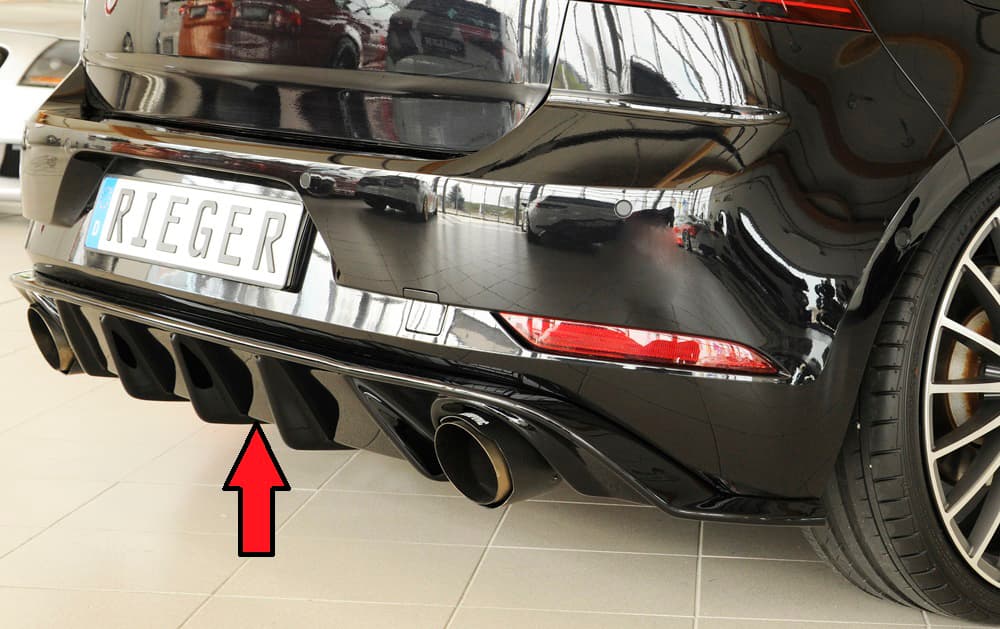 VW GOLF 7.5 GTI - RIEGER HECK DIFFUSOR 00088160 – Bild 3